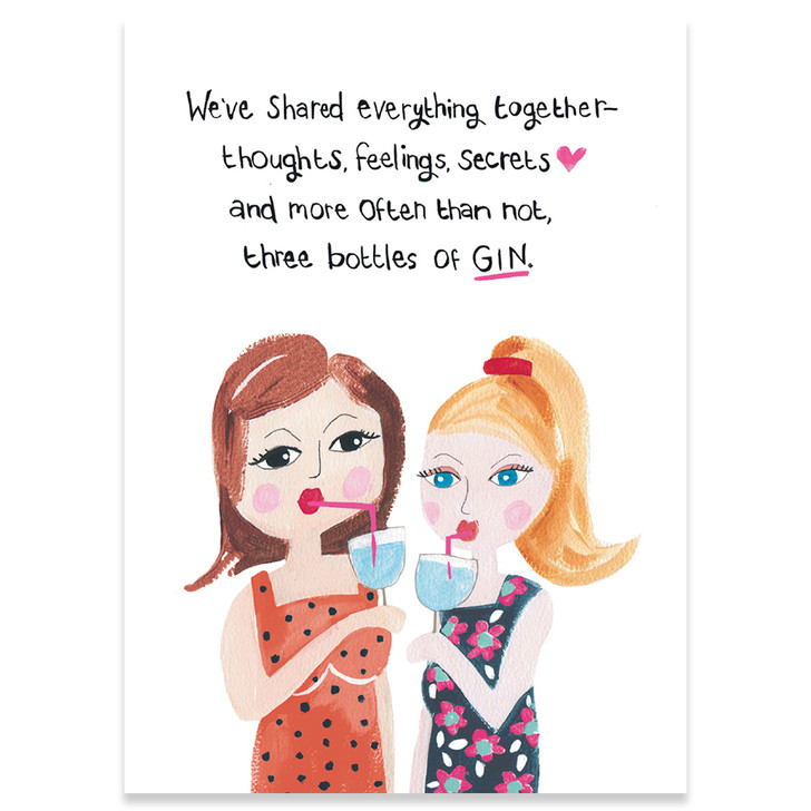 Three Bottles | Birthday Greeting Card | CARTE