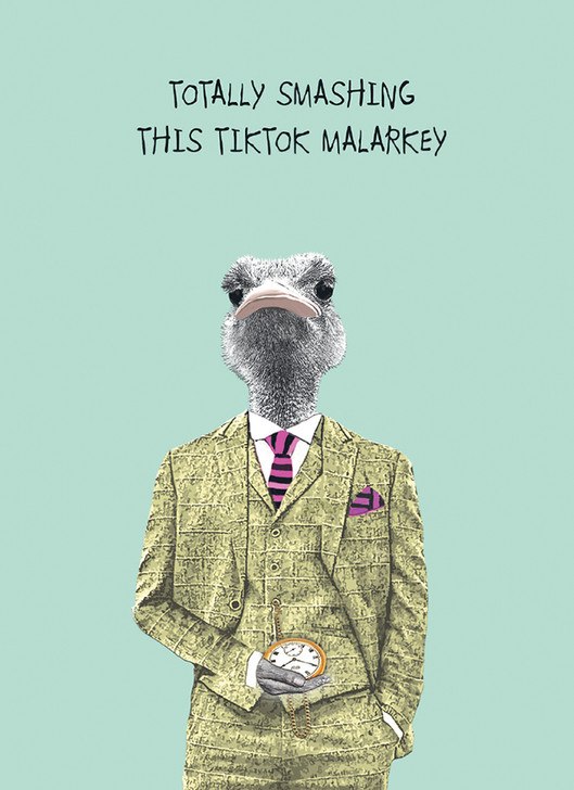 Tiktok Malarkey | Birthday Greeting Card | CARTE
