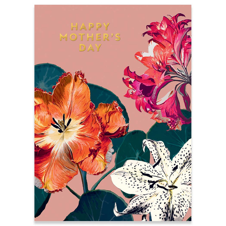 Tropical Pinks | Mother's Day Greeting Card | CARTE