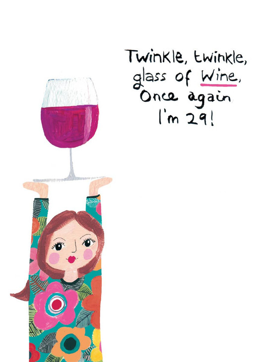 Twinkle Glass | Birthday Greeting Card | CARTE