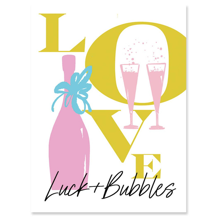 Bubbly Love | Wedding Greeting Card | J&M MARTINEZ
