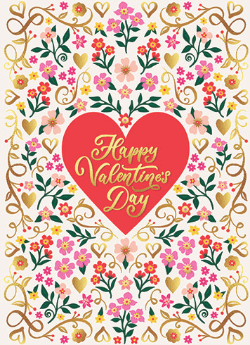 Val Heart | Valentine's Day Greeting Card | CARTE