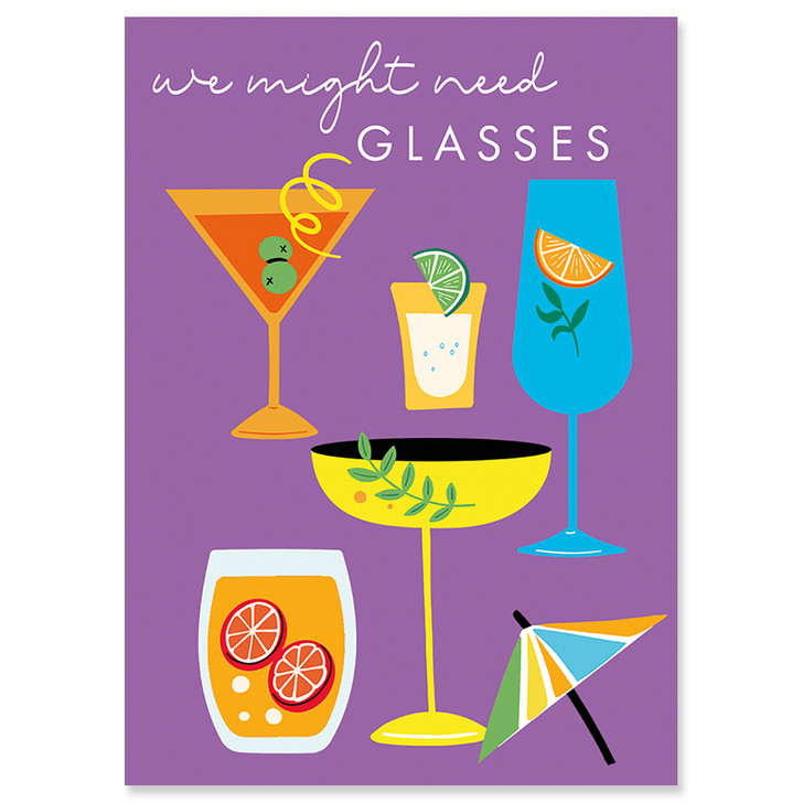 We Need Glasses | Birthday Greeting Card | J&M MARTINEZ