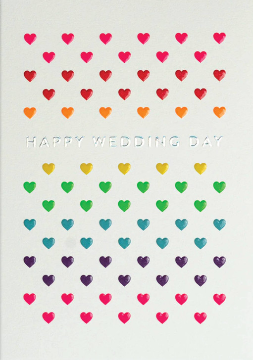 Wedding Day Hearts | Wedding Greeting Card | LAGOM