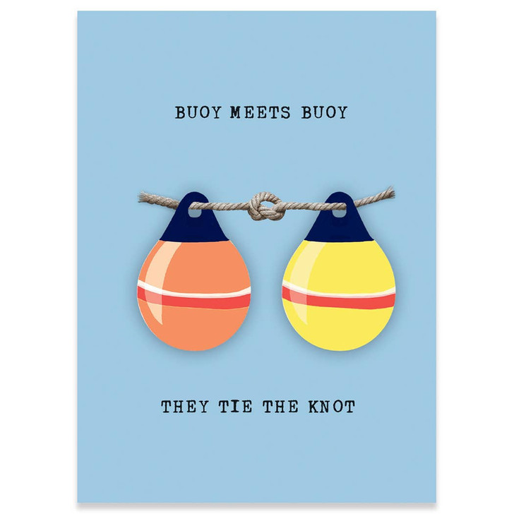 Buoy Meets Buoy | Wedding Greeting Card | CARTE
