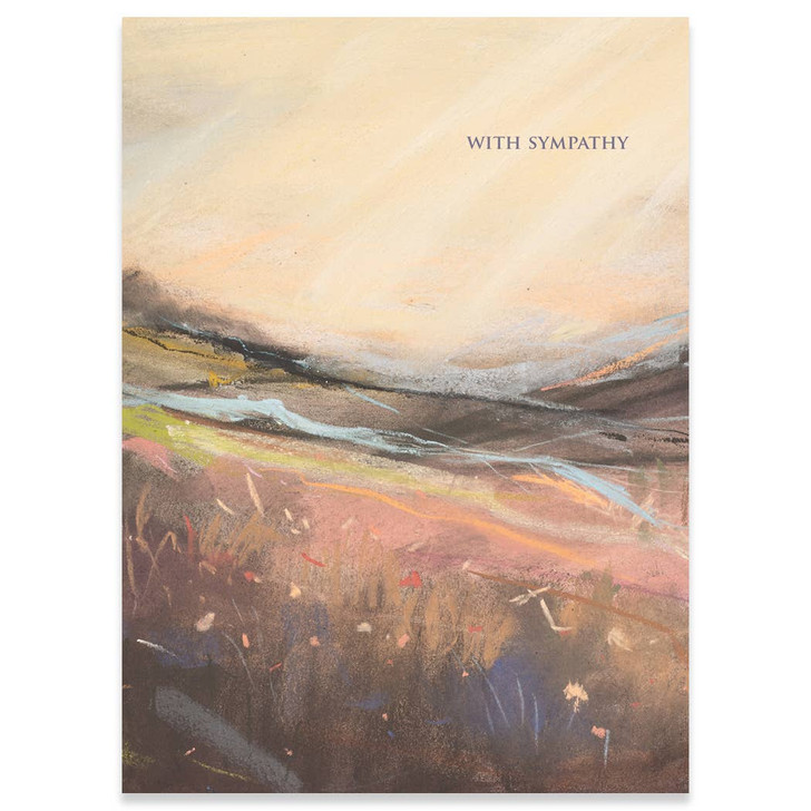 Welsh Landscape | Sympathy Greeting Card | CARTE