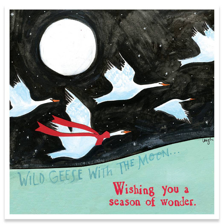 Wild Geese | Holiday Greeting Card | CURLY GIRL