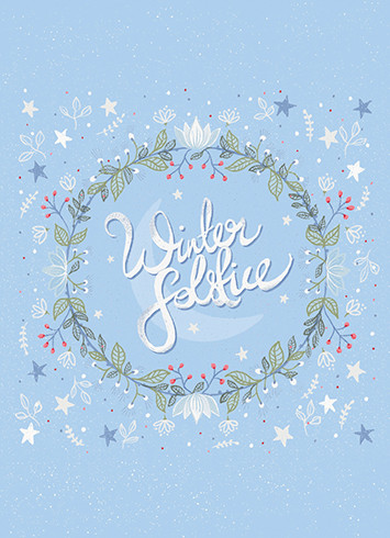 Winter Solstice | Holiday Greeting Card | CARTE