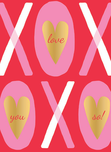 Xoxo | Valentine's Day Greeting Card | CARTE