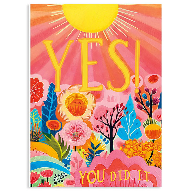 Yes | Congratulations Greeting Card | J&M MARTINEZ