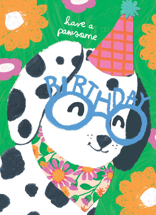 Dog In Glasses | Birthday Card | CARTE