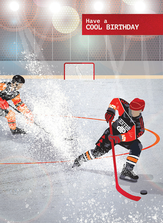 Ice Hockey | Birthday Card | CARTE