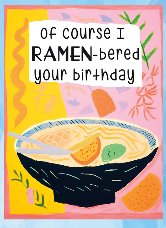 Ramen | Birthday Card | J&M MARTINEZ