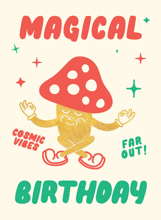 Toonies Mushroom | Birthday Card | 1973