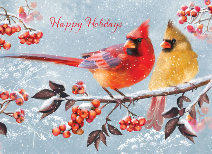 Cardinals | Holiday Greeting Card | CARTE