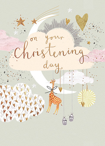 Christening Day For Bn | Christening Greeting Card | LOUISE TILLER