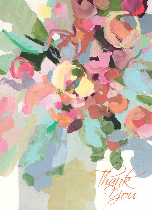 Cotton Candy Blooms | Thank You Greeting Card | CARTE