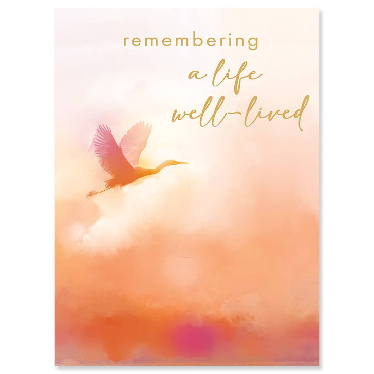 Crane | Sympathy Greeting Card | J&M MARTINEZ