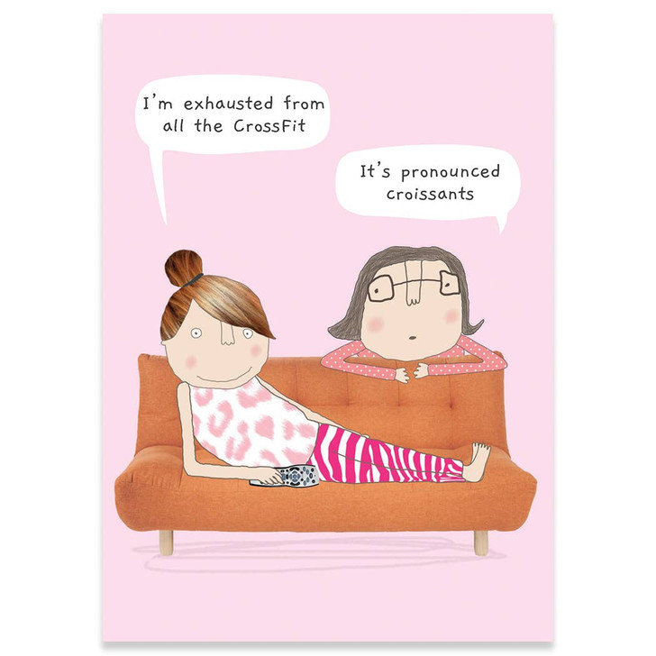 Crossfit | Birthday Greeting Card | ROSIE MADE A THING