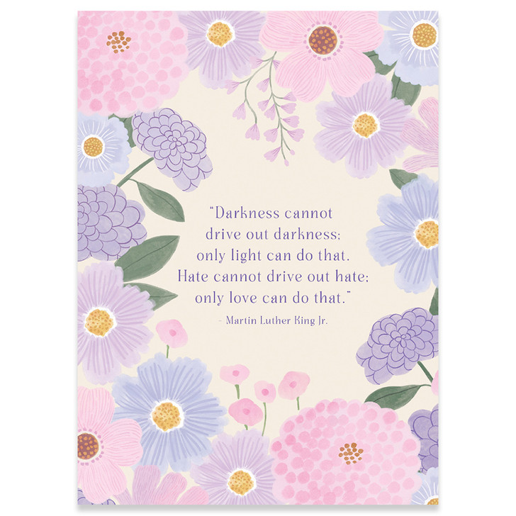 Darkness | Support And Encouragement Greeting Card | CARTE