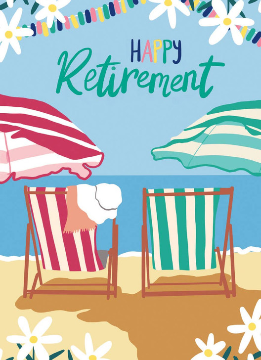 Deck Chairs | Retirement Greeting Card | CARTE