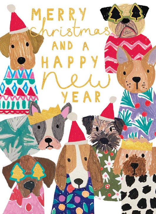 Dogs In Sweaters | Holiday Greeting Card | CARTE
