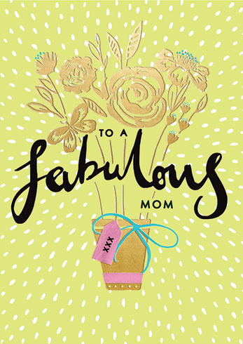 Fab Mom | Mother's Day Greeting Card | LOUISE TILLER