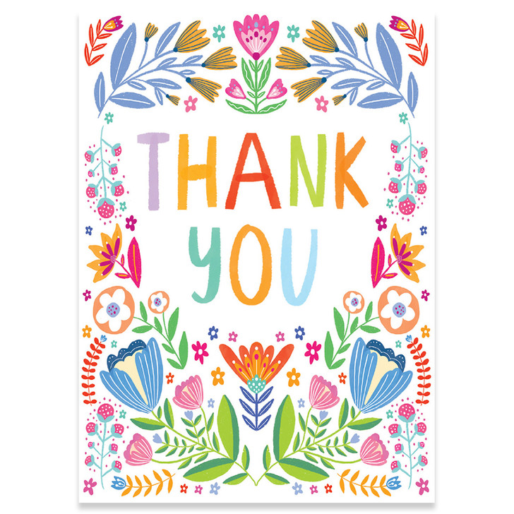Floral Thank You | Thank You Greeting Card | CARTE