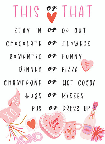 Game Day | Valentine's Day Greeting Card | J&M MARTINEZ