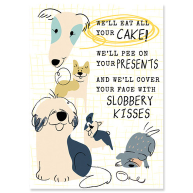 Happy Kisses | Birthday Greeting Card | J&M MARTINEZ - Calypso Cards