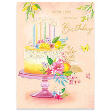 Lemon Cake | Birthday Greeting Card | CARTE - Calypso Cards