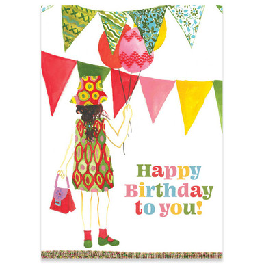 Retro-Go-Go | Birthday Greeting Card | LITTLE BRANCH - Calypso Cards