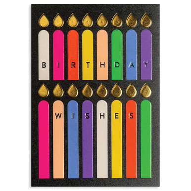 Birthday Candles | Birthday Greeting Card | LAGOM - Calypso Cards