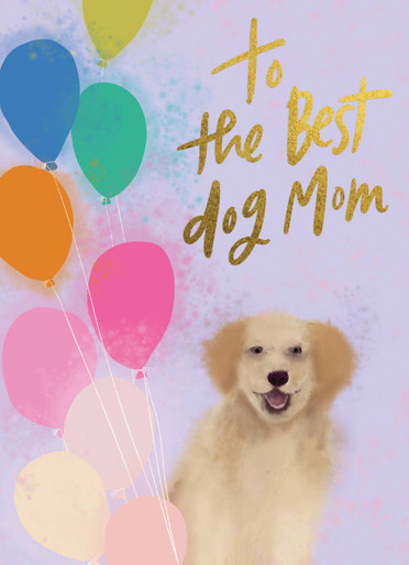 Best Dog Mom | Mother's Day Greeting Card | CARTE - Calypso Cards