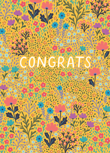 Congrats Congrats | Greeting Card | CARTE - Calypso Cards