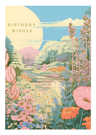 Garden Path | Birthday Greeting Card | LOLA - Calypso Cards