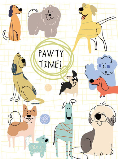 Happy Dogs | Birthday Greeting Card | J&M MARTINEZ - Calypso Cards