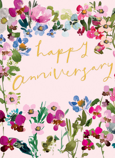 Meadow Flowers | Anniversary Greeting Card | CARTE - Calypso Cards