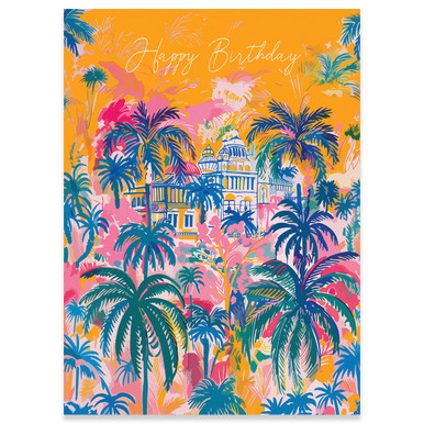Palms | Birthday Greeting Card | CARTE - Calypso Cards