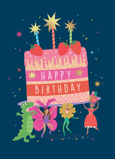 Parade Cake | Birthday Greeting Card | CARTE - Calypso Cards