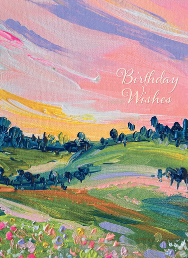 Pink Sky | Birthday Greeting Card | CARTE - Calypso Cards