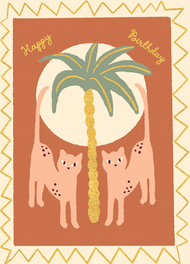 Rosa Catz | Birthday Greeting Card | 1973 - Calypso Cards