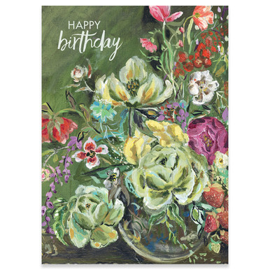 Verdant Bouquet | Birthday Greeting Card | CARTE - Calypso Cards