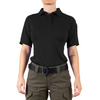 First Tactical Women's Performance Short Sleeve Polo (122509) - Black