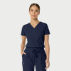 Parkley Kinetic Celine Women's Tuck Band V Neck Scrub Top