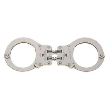 Model 801C Hinged Handcuff - Nickel Finish main image 0