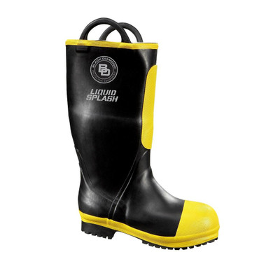 Rubber Firefighter Boot | Black Diamond | East Coast Emergency