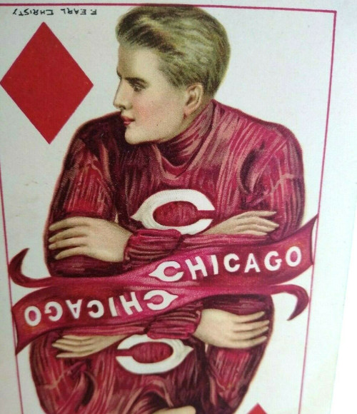 Chicago Maroons Football Postcard Earl Christy Raphael Tuck College Kings 2766