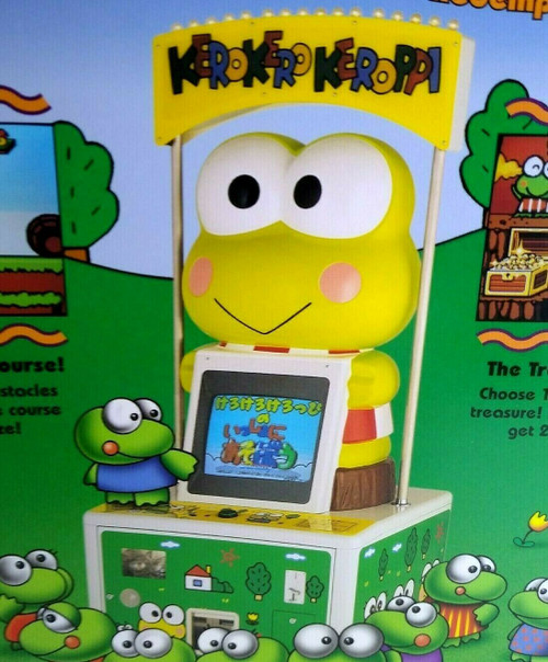 Kero Dero Deroppi Arcade Game Flyer Sammy 1994 Vintage Artwork 8.5" x 11"