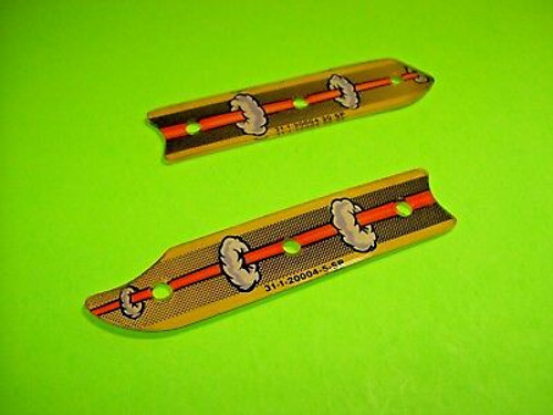 Bally PARTY ZONE Original 1991 Pinball Machine Plastic Shield Set Return Lane #7